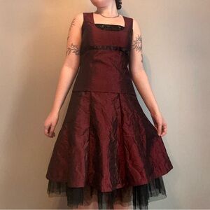 2000s goth Whimsigoth corset set